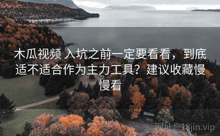 木瓜视频 入坑之前一定要看看，到底适不适合作为主力工具？建议收藏慢慢看