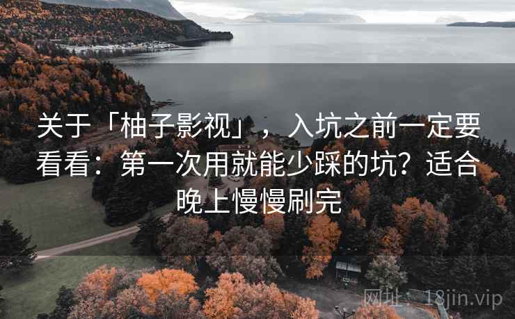 关于「柚子影视」，入坑之前一定要看看：第一次用就能少踩的坑？适合晚上慢慢刷完